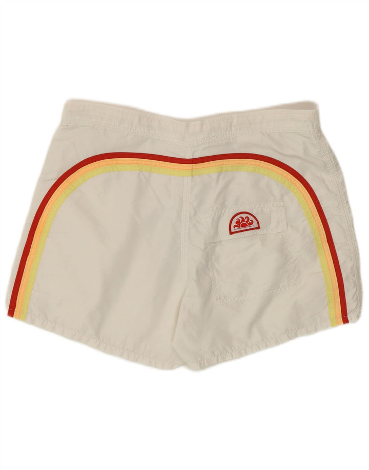 Shorts de natação masculino Sundek médio branco nylon