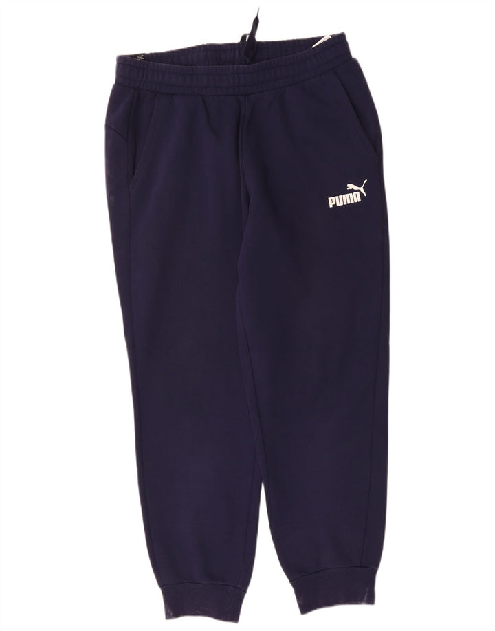 Calça de treino masculina PUMA Joggers grande azul marinho
