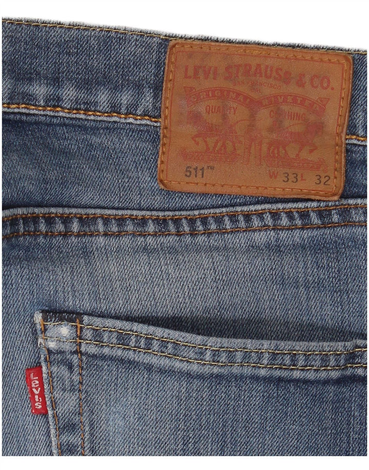 Jeans Levis 511 Slim Masculino W33 L32 Azul
