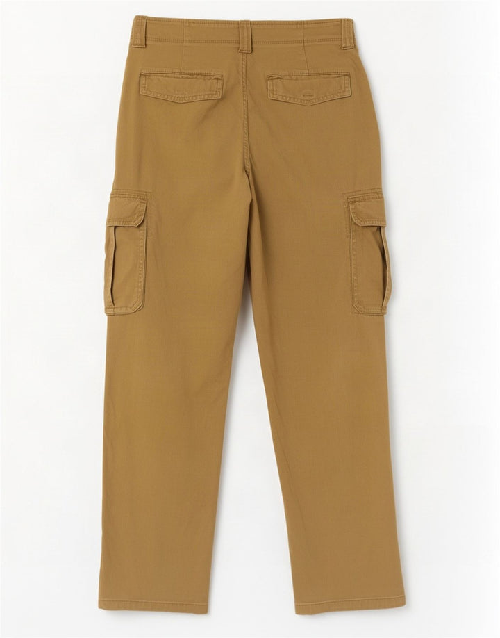 Calça cargo masculina Wrangler com ajuste relaxado W30 L29 bege