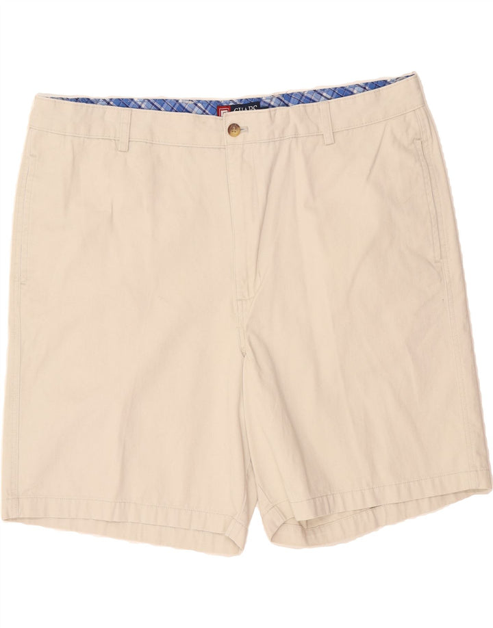 CHAPS Mens Chino Shorts W42 2XL Off White Cotton Vintage Chaps and Second-Hand Chaps from Messina Hembry 