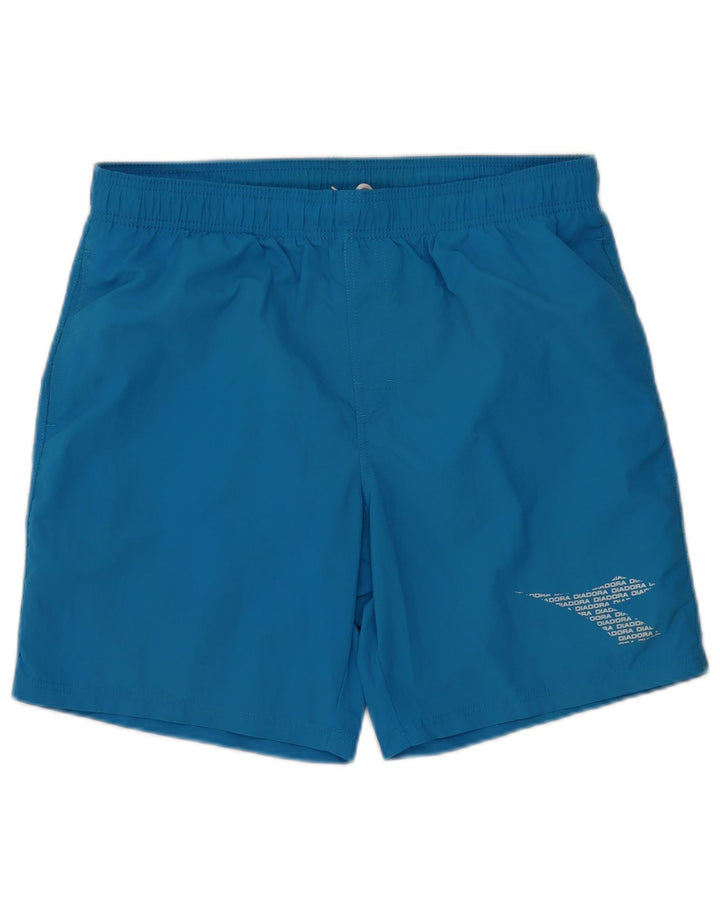 Diadora Mens Graphic Natação Shorts XL Azul Nylon