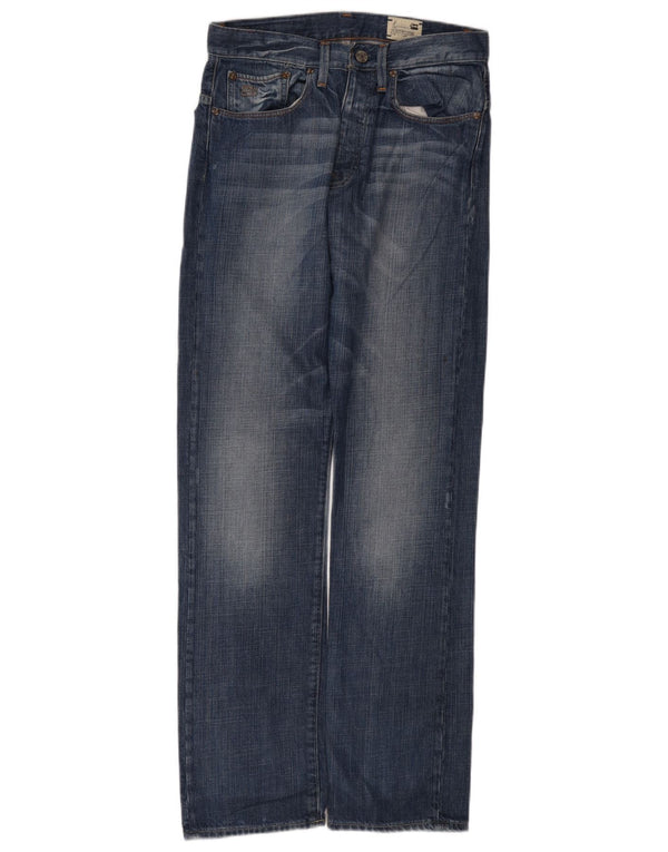Calça jeans reta masculina G-Star 3301 W33 L33 azul