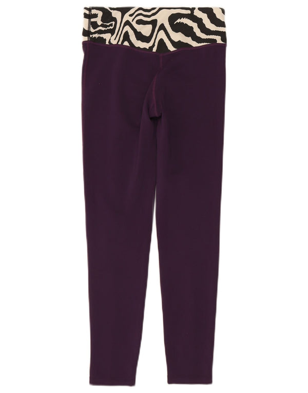 Leggings Nike Dri Fit para meninas 10-11 anos médio roxo estampa animal