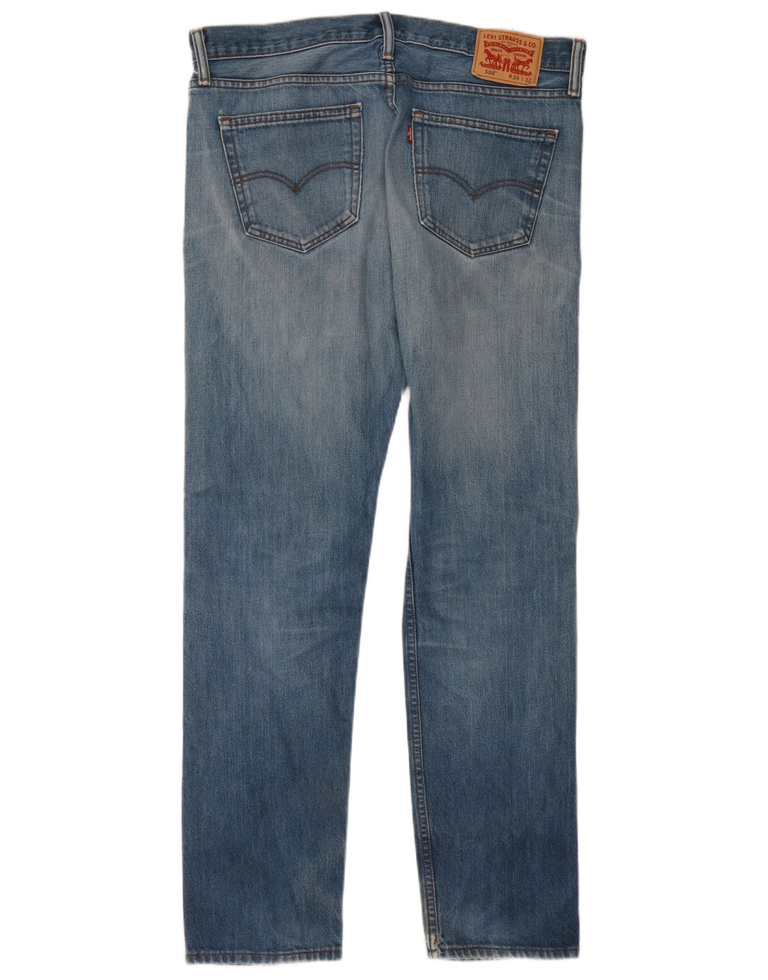 Calça jeans masculina Levi's 508 Regular Tapered W34 L32 Azul