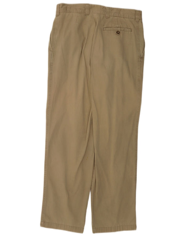 Calça Chino Masculina Marks & Spencer W32 L31 Algodão Bege