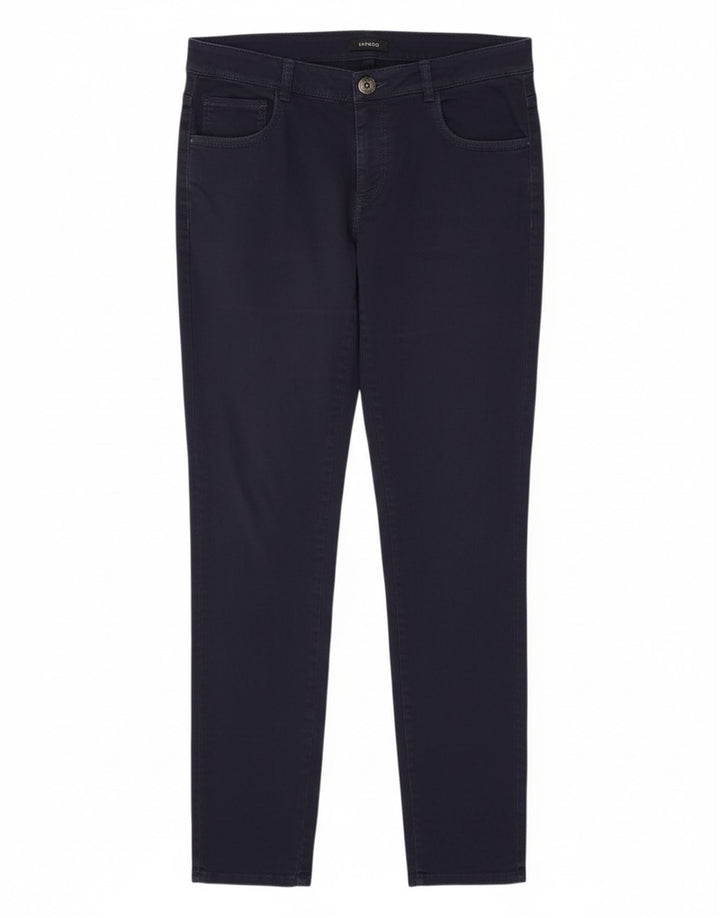 Calça casual justa feminina MAX & CO. W31 L29 azul marinho