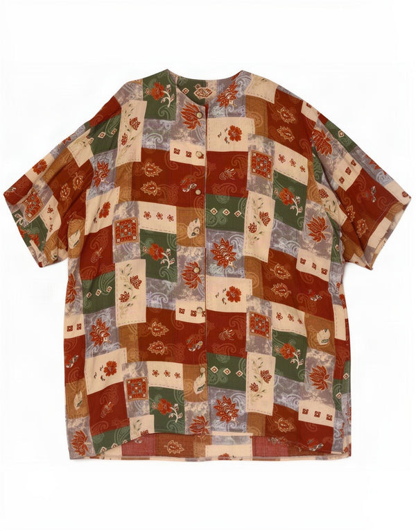 Yessica Blusa feminina By C&A manga curta UE 48/50 2XL multicolorida