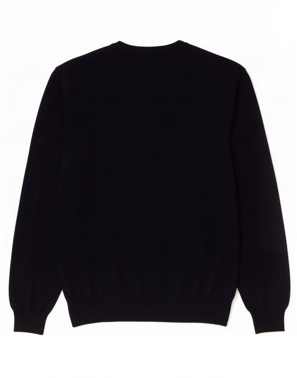 Suéter masculino Polo Ralph Lauren com gola redonda, azul marinho médio
