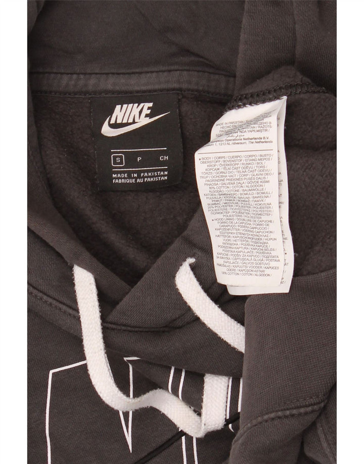 Nike Mens Graphic Moletom Jumper Pequeno Cinza