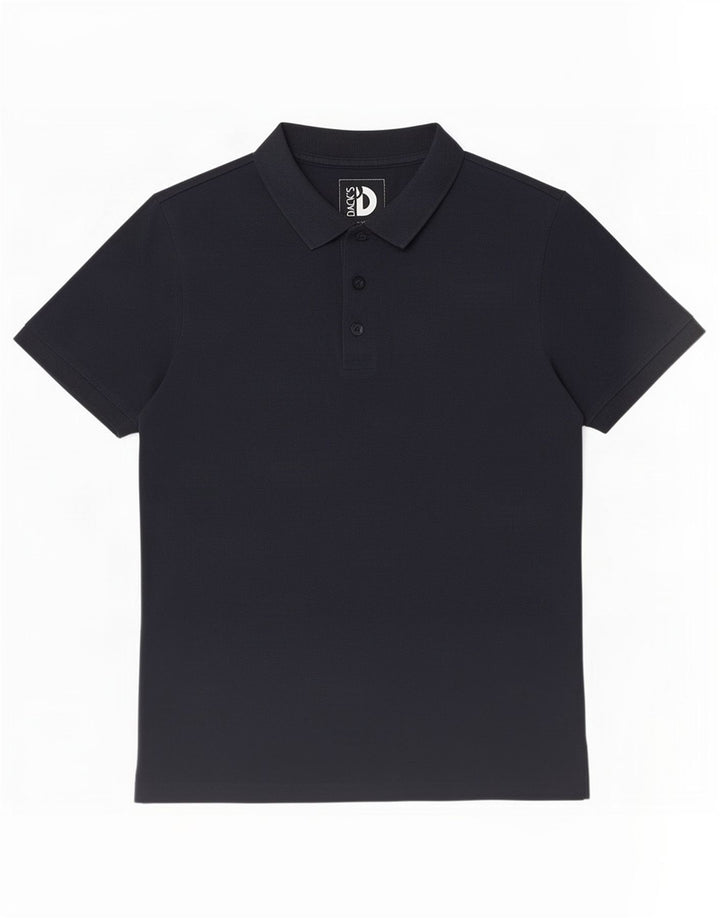 Camisa polo masculina Dack's grande algodão azul marinho