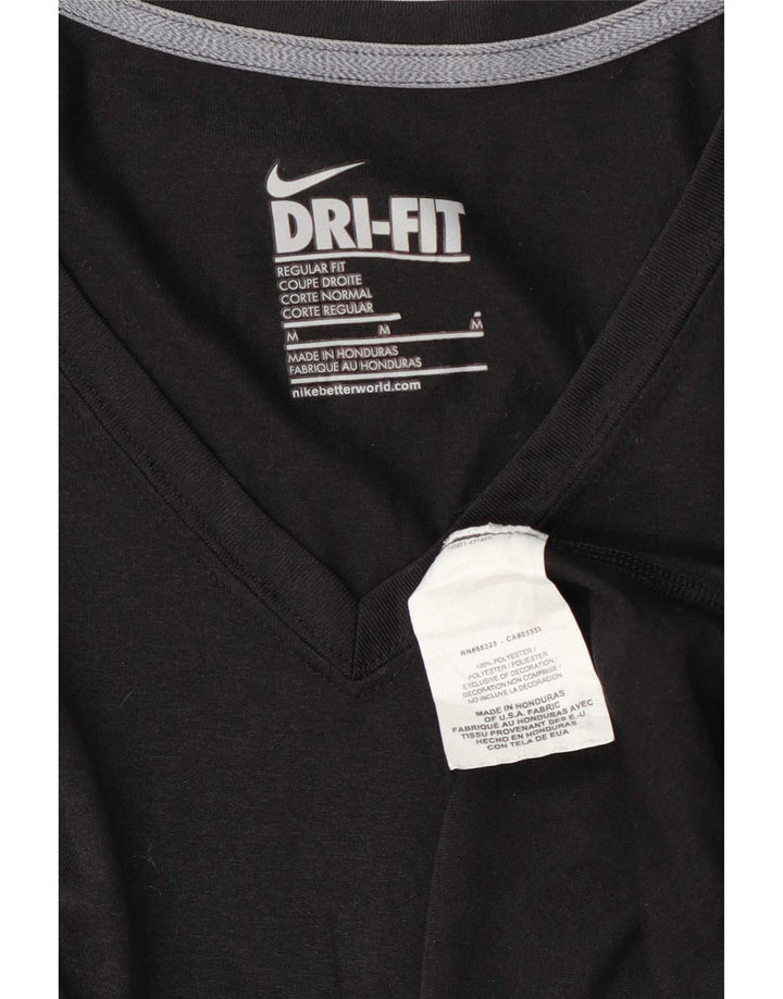 Camiseta Nike Feminina Regular Fit Top UK 14 Médio Preto Poliéster