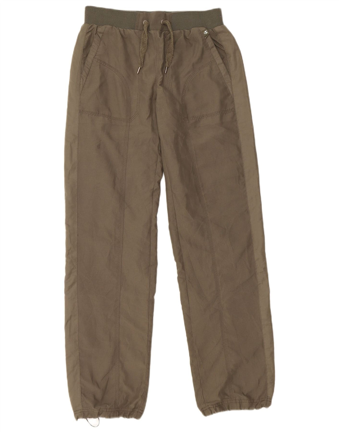 Calça de treino feminina CHAMPION Joggers UK 14 poliéster verde médio