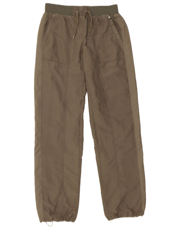 Calça de treino feminina CHAMPION Joggers UK 14 poliéster verde médio