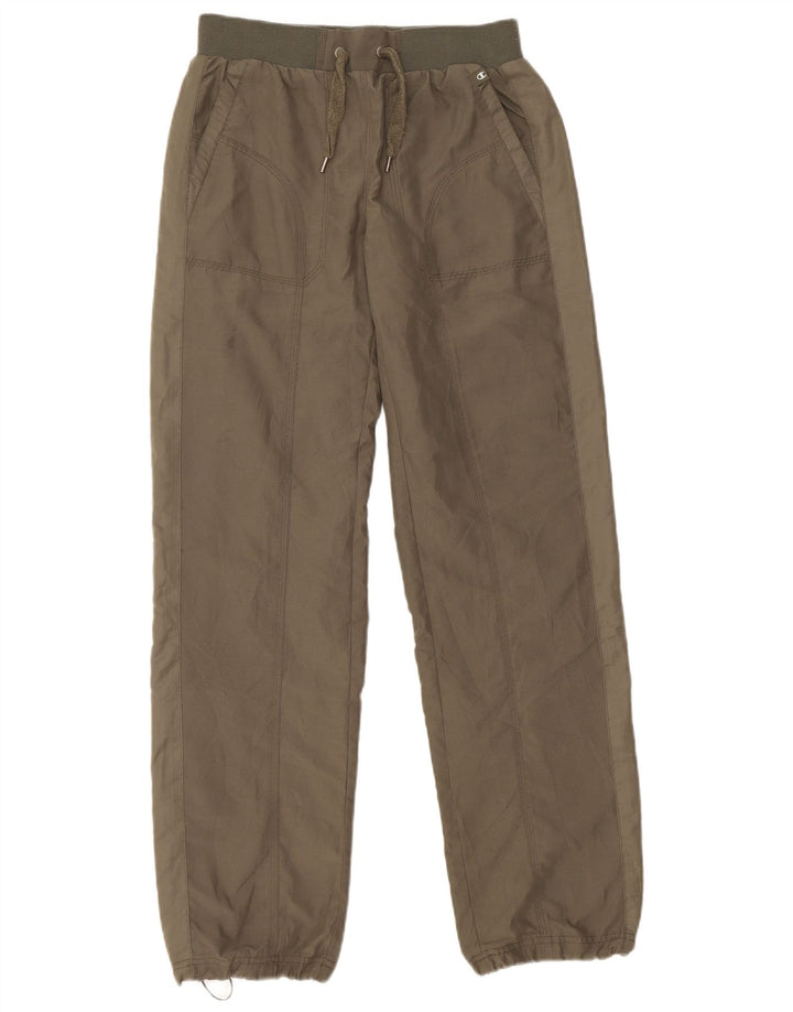 Calça de treino feminina CHAMPION Joggers UK 14 poliéster verde médio