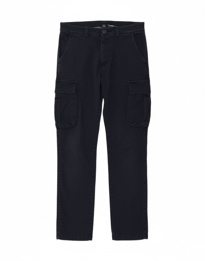 Calça cargo slim feminina NORTH SAILS W30 L32 azul marinho