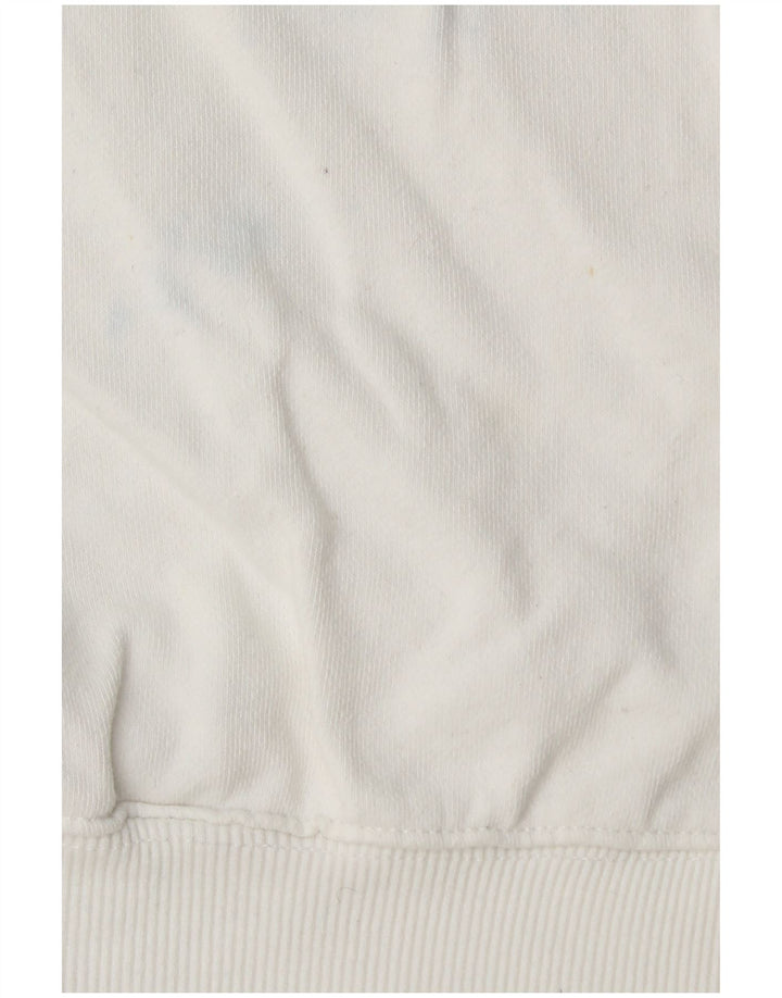 Tommy Hilfiger moletom gráfico masculino jumper pequeno algodão branco