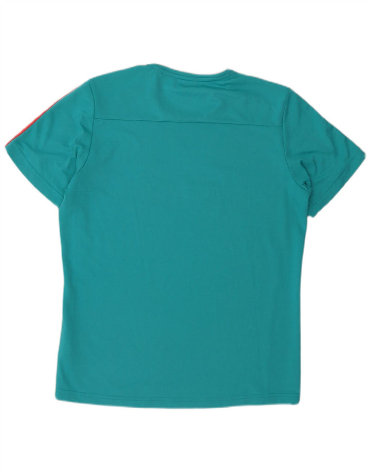 Camiseta Adidas Masculina Roma Graphic Top Médio Turquesa Poliéster