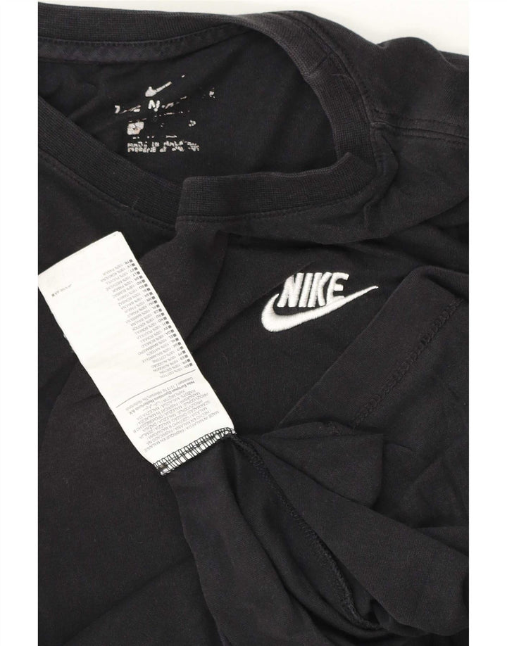 Camiseta masculina Nike Top pequeno algodão preto