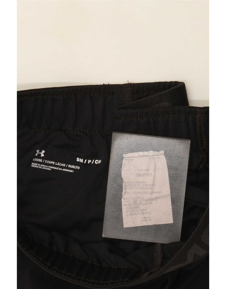 Under Armour Womens Graphic Sport Shorts UK 10 Pequeno Poliéster Preto