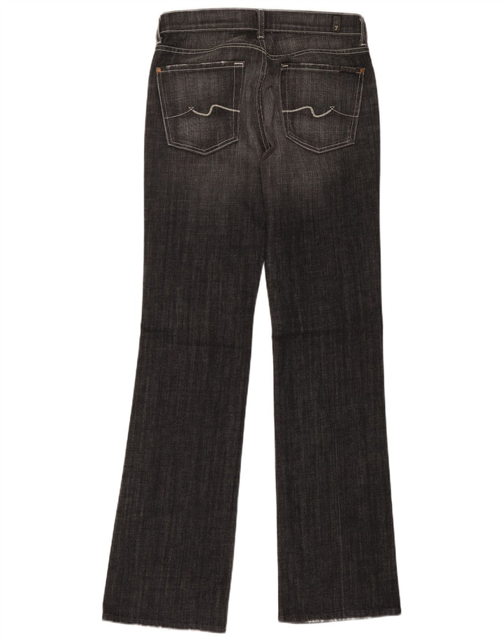 7 For All Mankind Jeans feminino bootcut W31 L36 algodão cinza