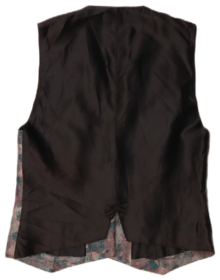 Colete feminino cristão IT 46 grande multicolorido manchado