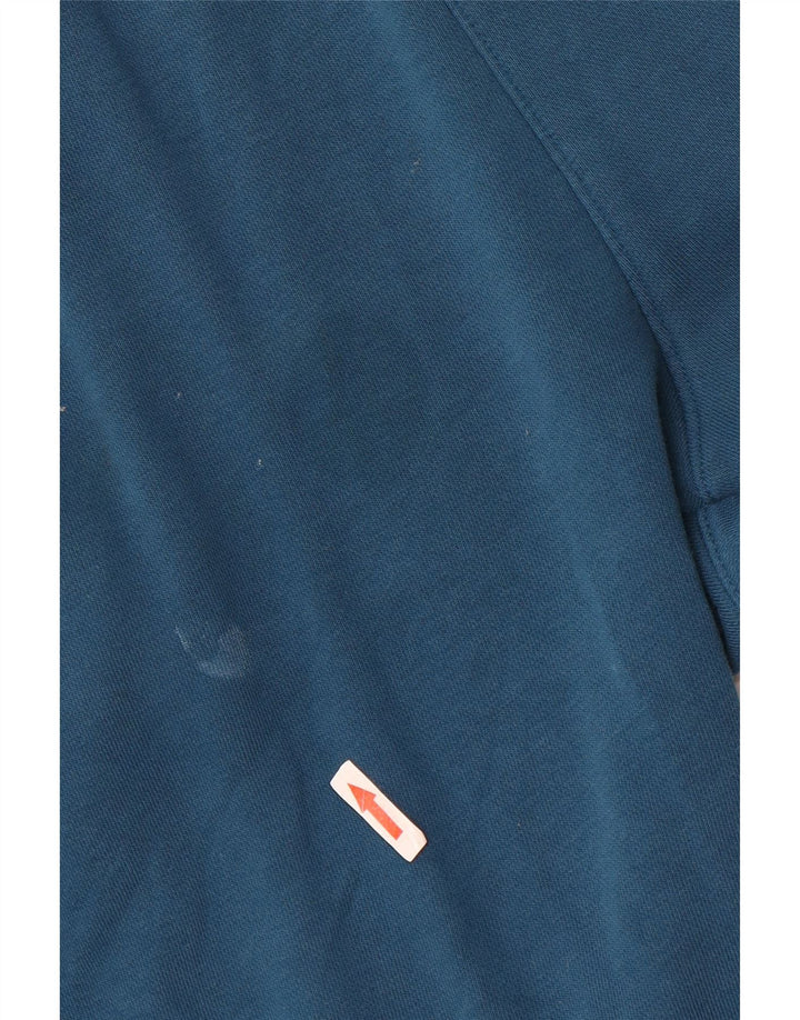 Nike masculino gráfico completo agasalho pequeno azul algodão