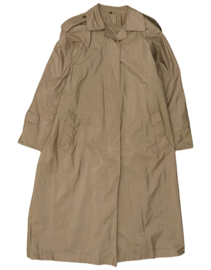Capa de chuva feminina grande Nuage UK 12 poliéster dourado médio