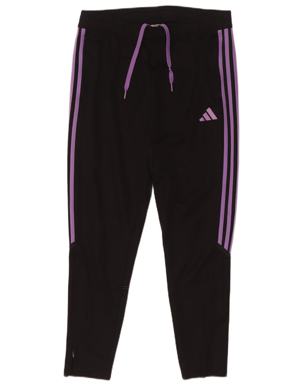 Calça de treino feminina Adidas UK 12/14 médio preto poliéster