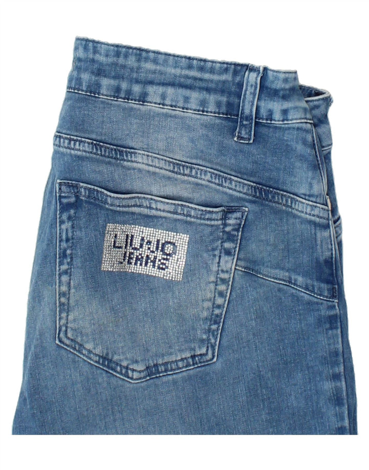 LIU JO Womens Crop Slim Jeans W32 L26  Blue Cotton Vintage Liu Jo and Second-Hand Liu Jo from Messina Hembry 
