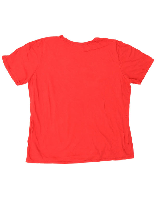 Camiseta Nike Masculina Athletic Cut Graphic Top 2XL Algodão Vermelho