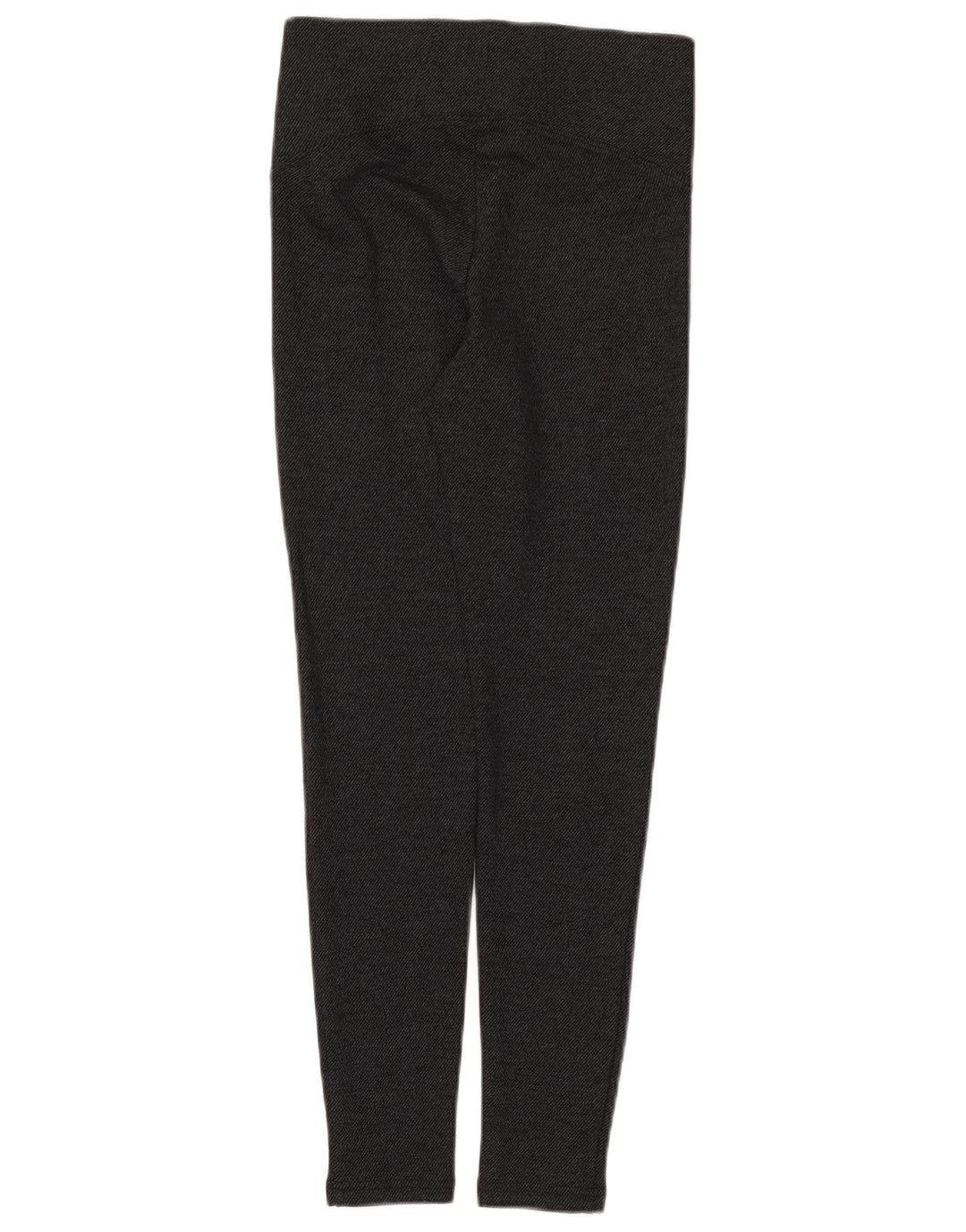 Leggings femininas Marks & Spencer Reino Unido 8 pequenas viscose preta manchada