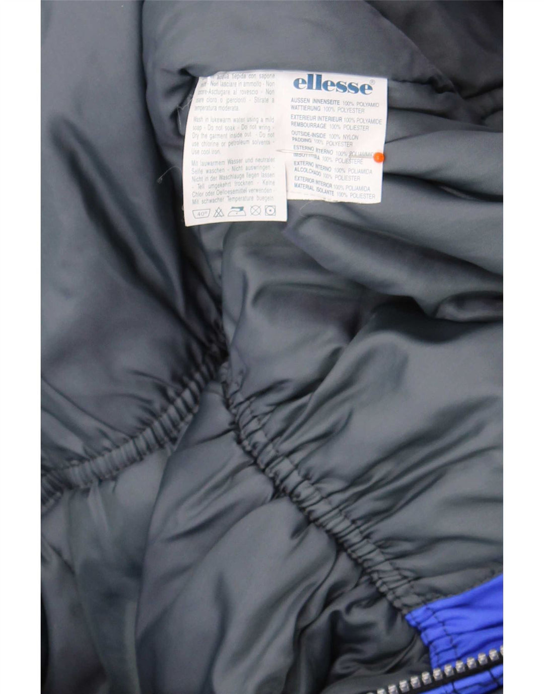 Macacão de esqui masculino Ellesse IT 54 XL azul Colourblock poliamida