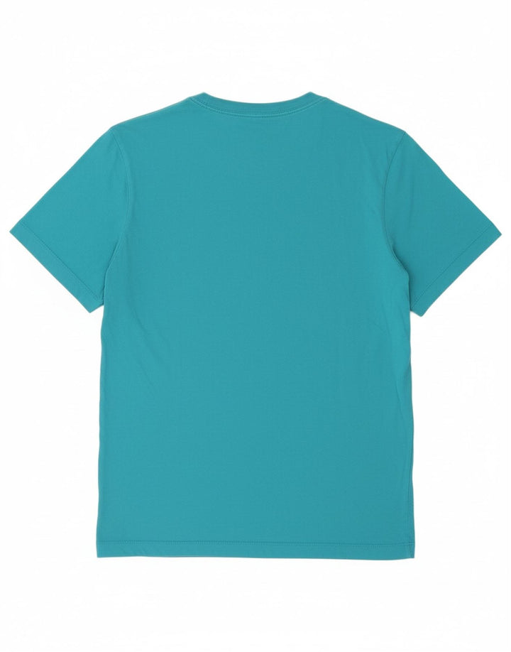 Camiseta masculina NIKE Top médio azul algodão