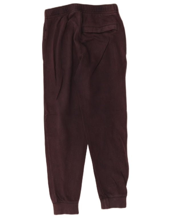 Calça de treino feminina Nike Joggers UK 10 pequeno marrom algodão esportivo