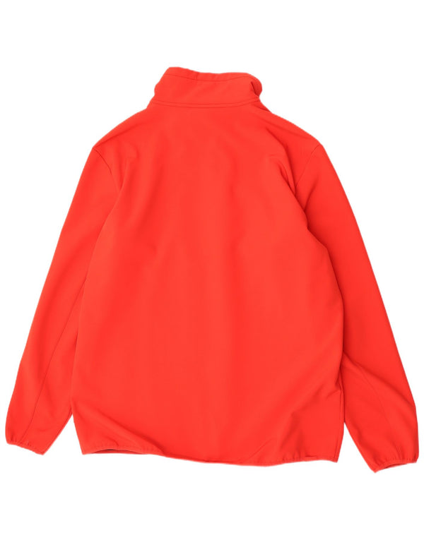 Jack Wolfskin Jaqueta masculina de agasalho UK 50 3XL poliéster vermelho