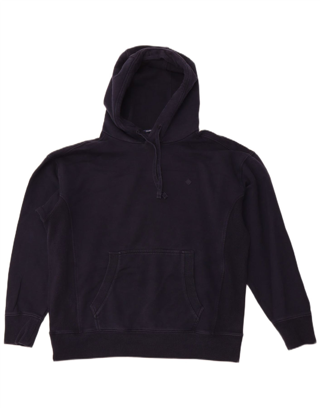 Suéter masculino GANT com capuz e ajuste relaxado XL azul marinho algodão