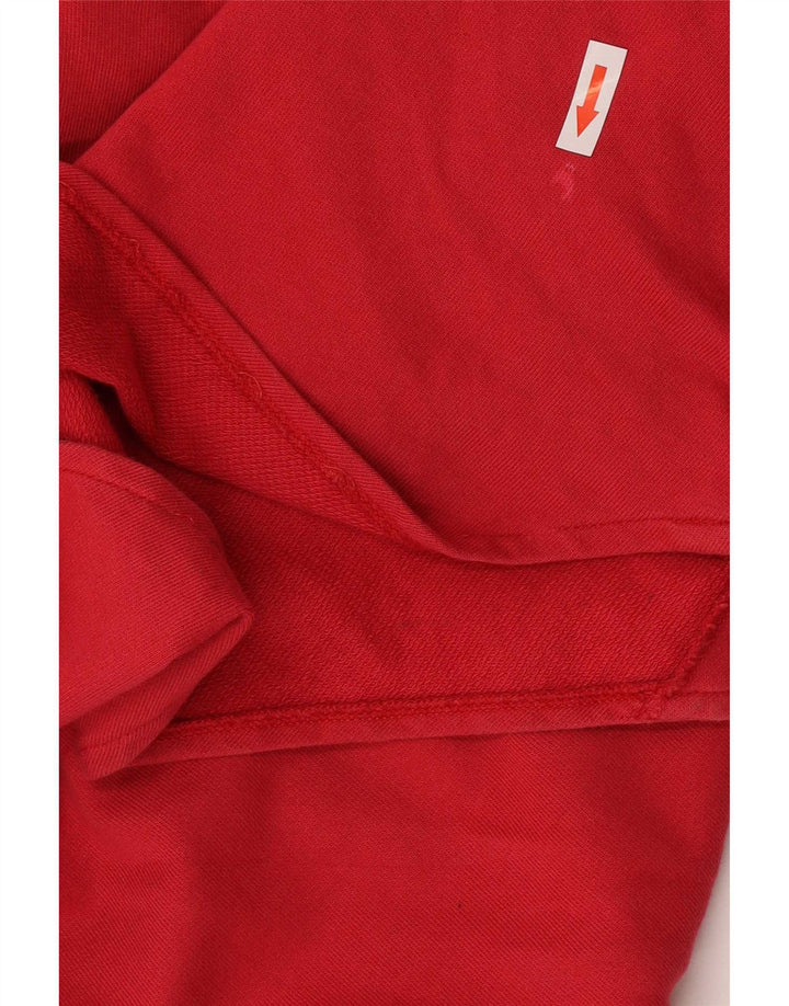 Lacoste moletom feminino vestido jumper EU 38 médio algodão vermelho