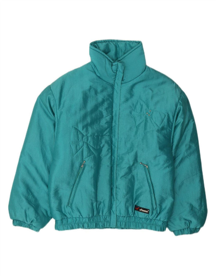 Jaqueta acolchoada feminina EFFEMME UK 12 azul médio