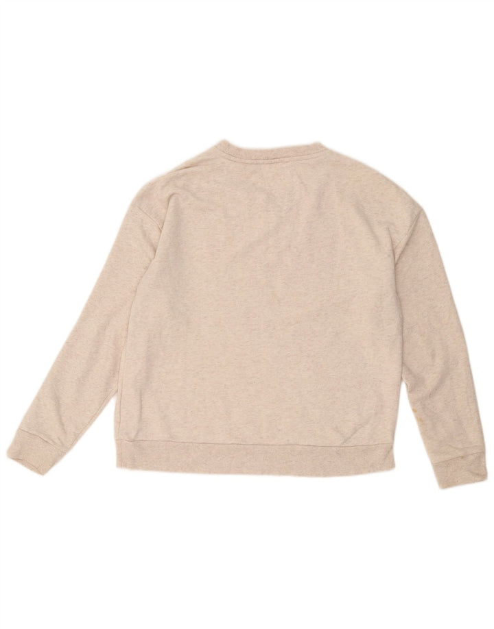 Suéter feminino Marks & Spencer Reino Unido 16 grande branco floral