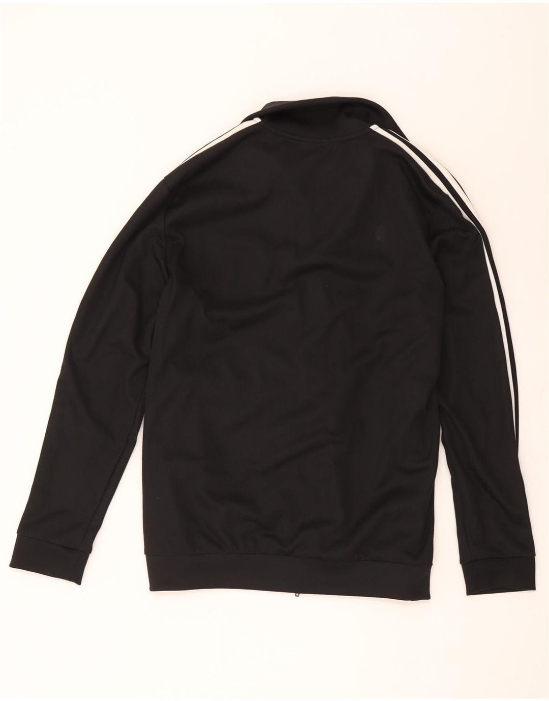Adidas Womens Tracksuit Top Jacket UK 16 Grande Poliéster Preto