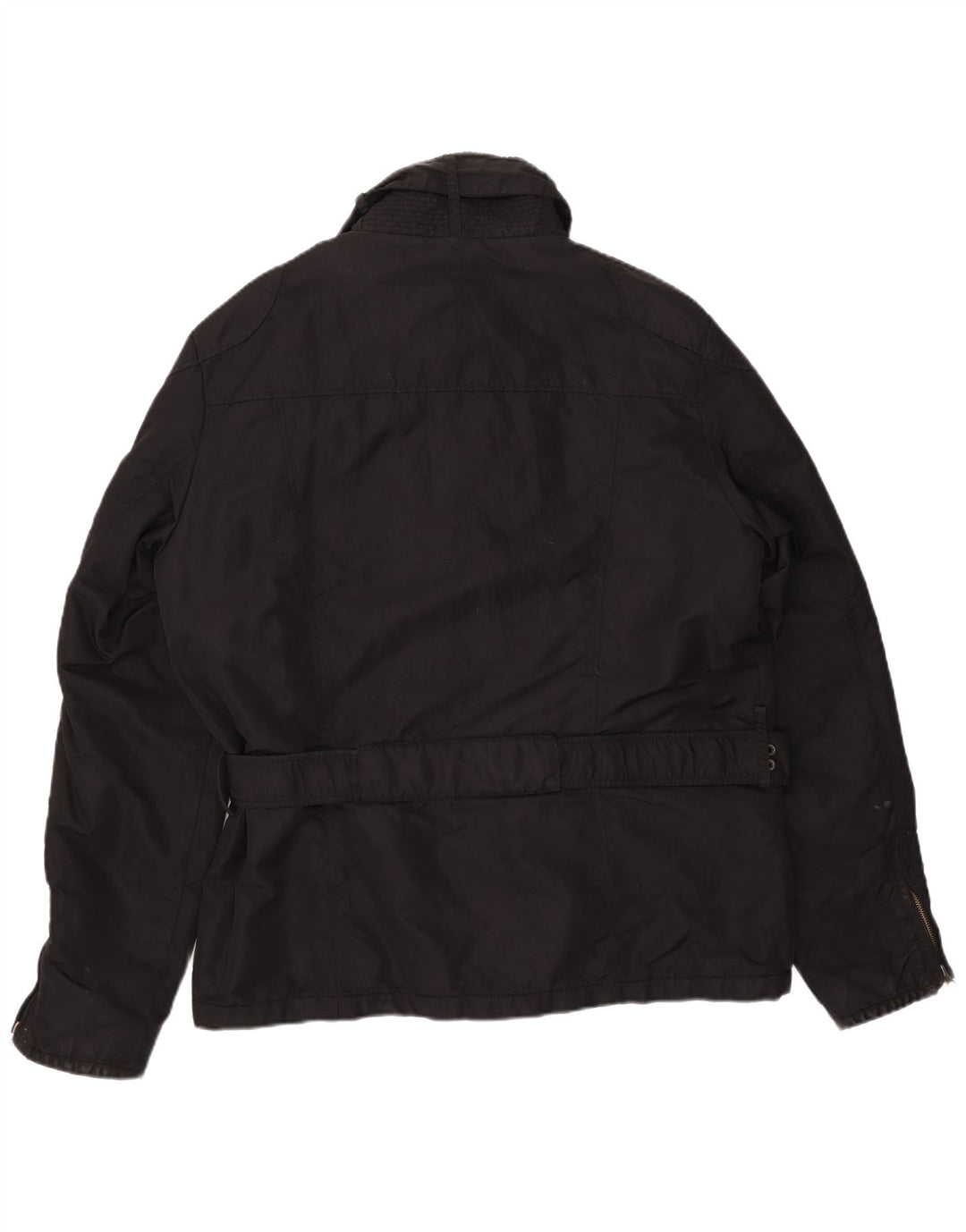 Jaqueta utilitária masculina Scotch & Soda Reino Unido 42 XL preto nylon