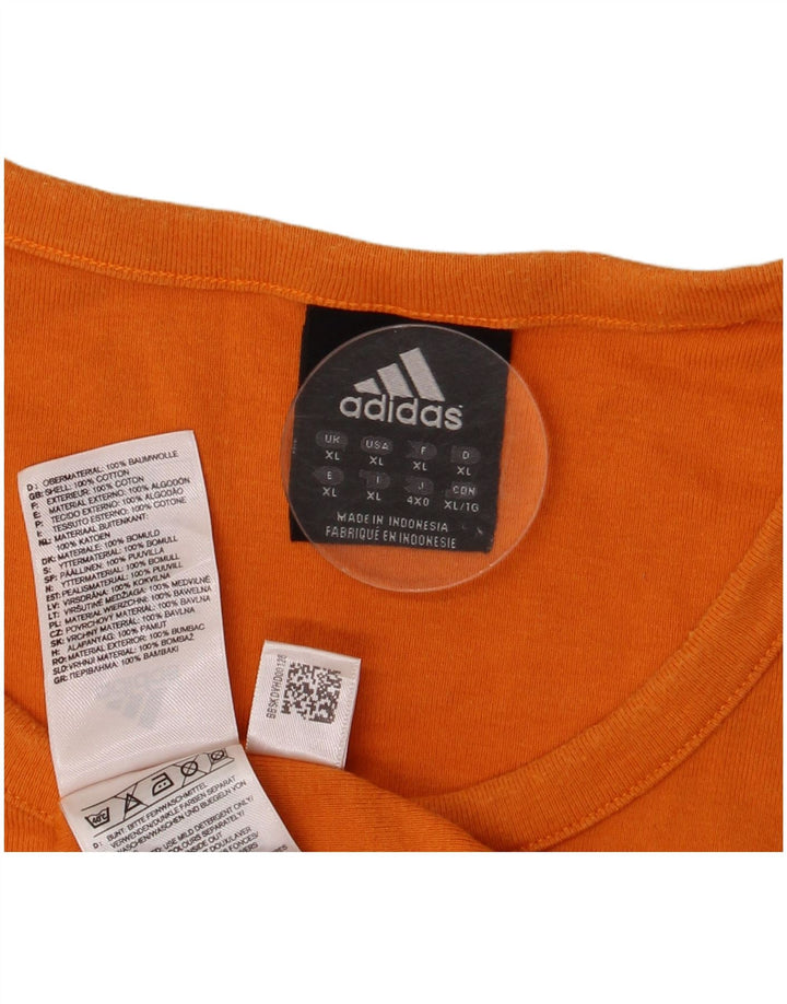 Adidas Mens Graphic Vest Top XL Laranja Algodão
