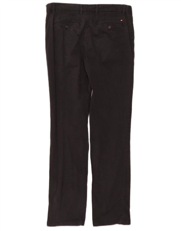 Tommy Hilfiger Calça Chino Masculina Reta W34 L31 Algodão Cinza
