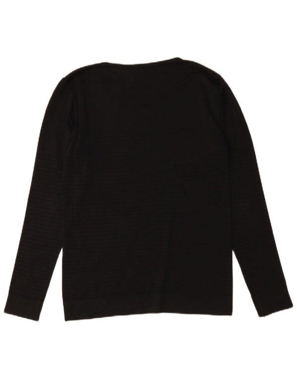 Nike Mens Dri Fit Top Manga Longa Médio Poliéster Preto