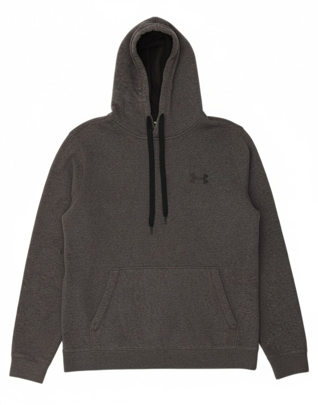 UNDER ARMOUR Suéter masculino com capuz e algodão cinza médio