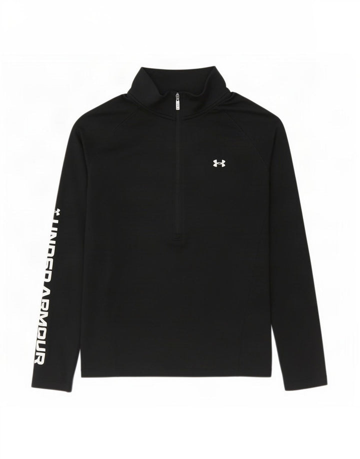 Under Armour feminino gráfico pulôver agasalho top Reino Unido 12 médio preto