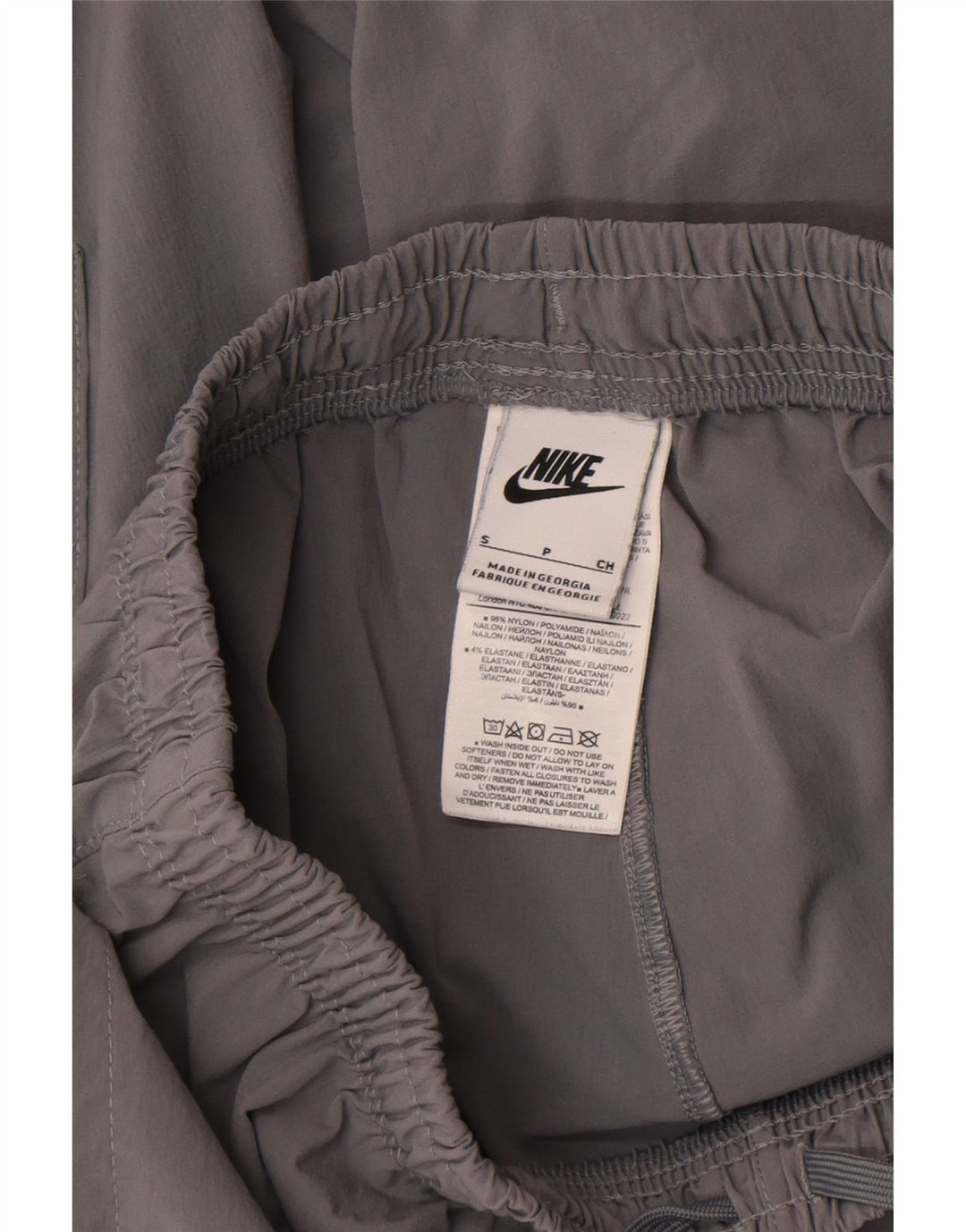 Nike Mens Cargo Calças de treino Joggers Pequeno Cinza Nylon