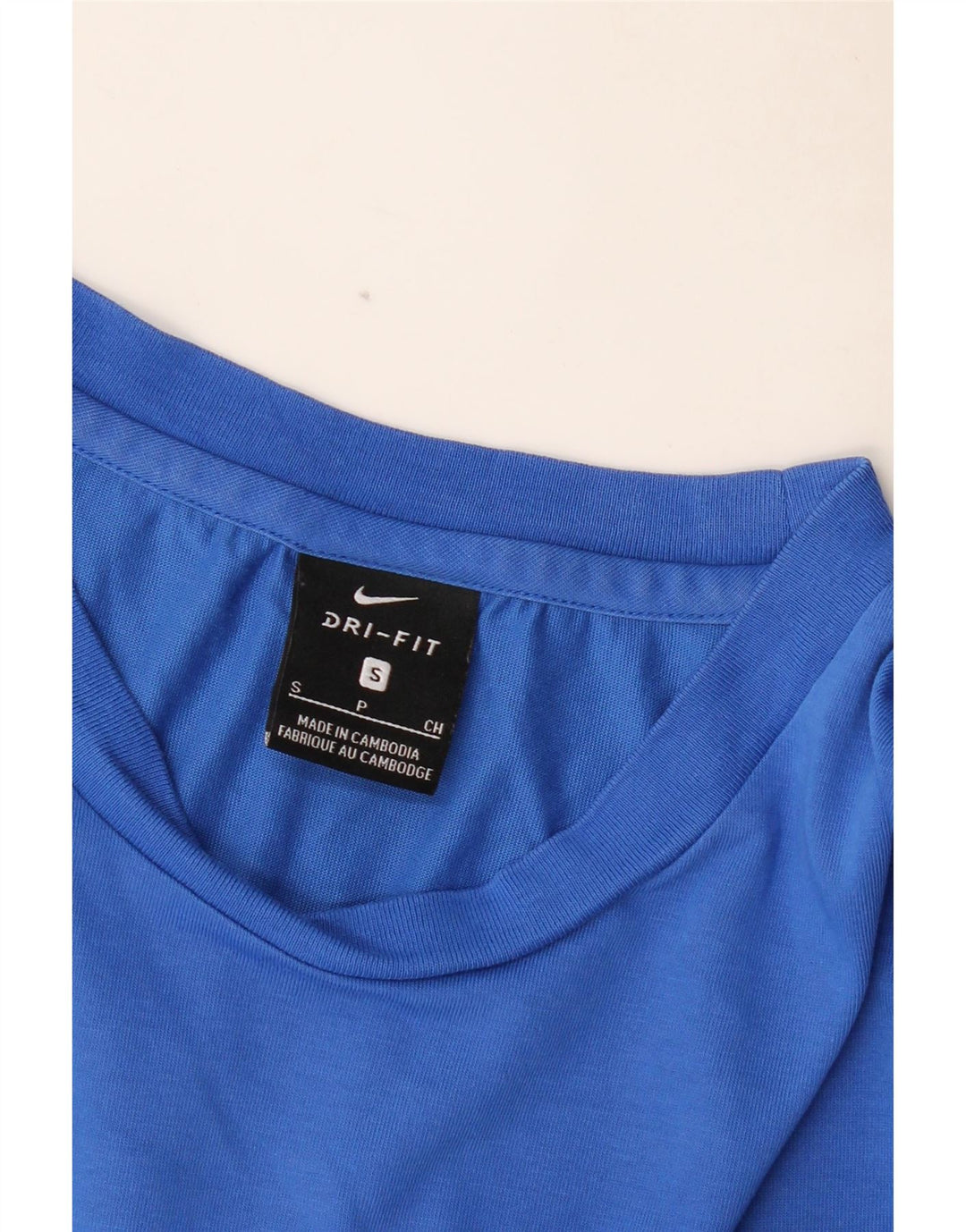 Camiseta Nike Masculina Dri Fit Top Pequena Azul