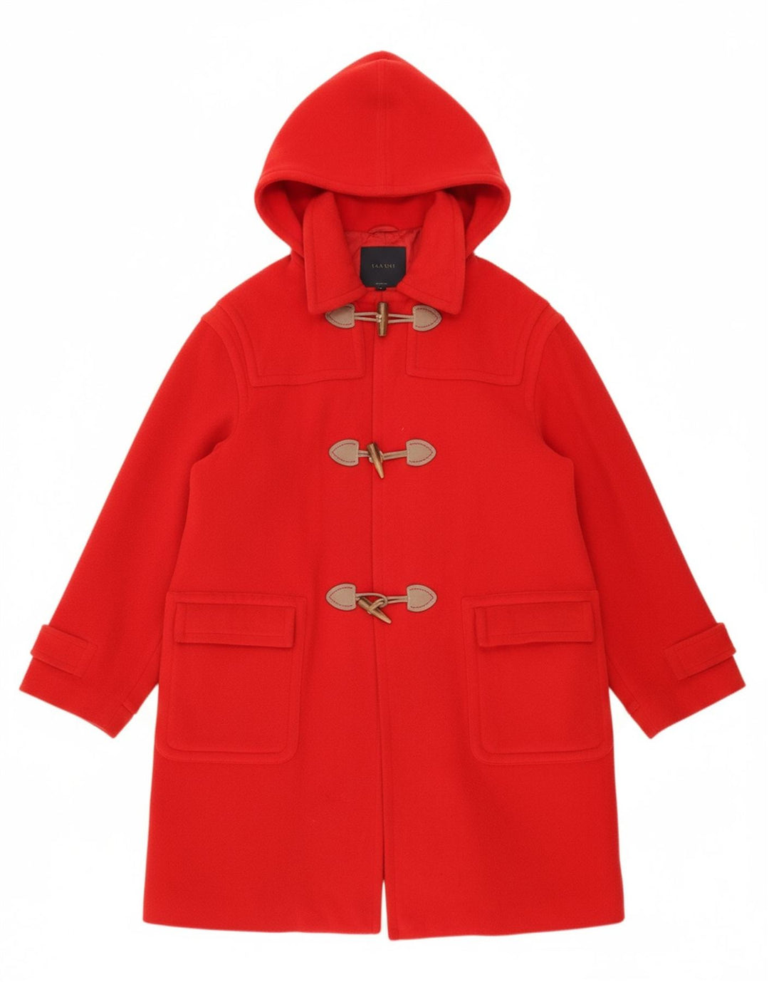 Casaco Duffle feminino grande com capuz GERANI IT 46 grande vermelho